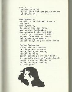 Songtext Marie