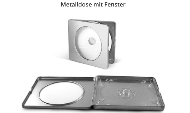 Mit Booklet in der Metalldose